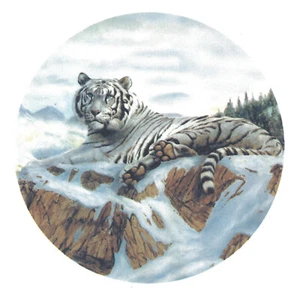 Calcomanías de cerámica con sobreesmalte de tigre blanco - Imagen 1 de 2