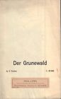 Landkarte - DER GRUNEWALD (4 cm-Karte) Maßtischblättern Nr. 3445 und 3545 [1938]