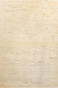 Gabbeh Teppich Orient Perser Rug Loribaft Natur Schurwolle Modern Design Gashgai - Picture 1 of 1