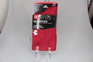 Under Armour UA Soccer Sock Youth YLG 7-9  Over the Calf Cardinal 1 Pair NEW