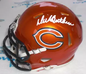 DICK BUTKUS SIGNED CHICAGO BEARS FLASH MINI HELMET - Illinois - J.S.A. Certified - Picture 1 of 3