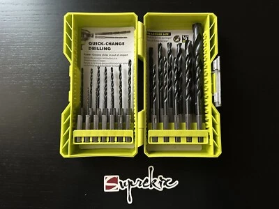 Ryobi Black Oxide Hex Shank Twist Drill Bit Set (25-Piece) A972502 - Imagem 1 de 4