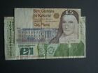 ** Two Central bank of Ireland **£1-1985/1998-£5' Banknotes**