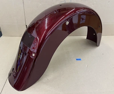 Harley-Davidson Road King Touring 2008 fabricante de equipos originales guardabarros trasero rojo carmesí Sunglo Foto 1 de 4