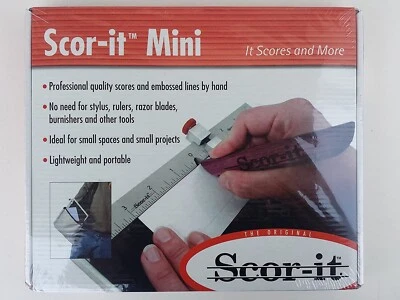 Scor-it Mini  Scoring Board -Inches or Metric-  9 3/8 x 7" tool FREE SHIPPING - Image 1 of 2