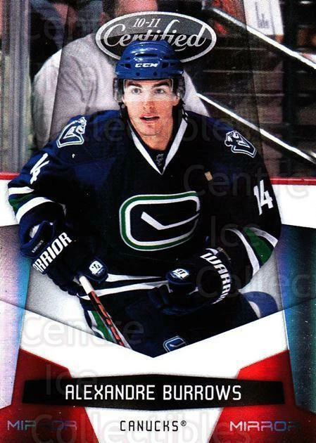 2010-11 Certified Mirror Red #141 Alexandre Burrows - Image 1 of 1
