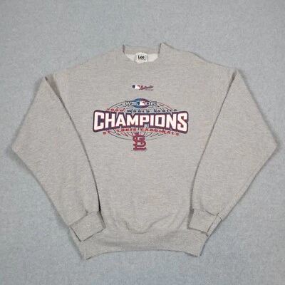 圣路易斯红雀队运动衫成人小号李运动2006年世界系列冠军 — 第 1/4 张图片