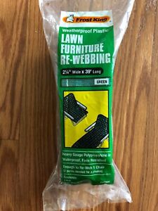 Frost King Yellow Lawn Furniture Re-webbing
