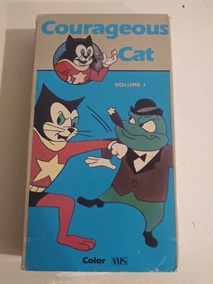 Courageous Cat : Volume 1 - (VHS,1985) Super Rare* - Image 1 of 4