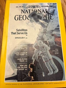 National Geographic Magazine September 1983 Satellites Spacelab Aleutians Namib - Imagen 1 de 1