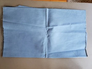 1/2 Yard Reststück Baumwolle blau Jeansstoff - Bild 1 von 1