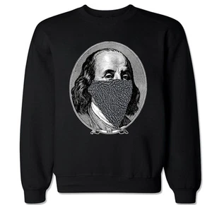 BENJAMIN 23 JORDANS BREDS CEMENT HIP HOP SNEAKERS GRAPES V IV CREW NECK SWEATER - Picture 1 of 1