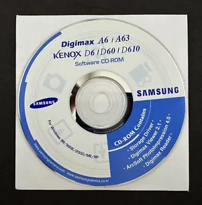 Samsung Digimax A6 | A63 Software CD-ROM - Picture 1 of 1