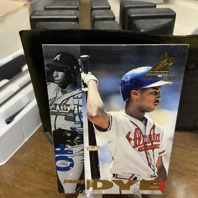 1997 Pinnacle Inside Baseball Card #100 Jermaine Dye - Image 1 of 2