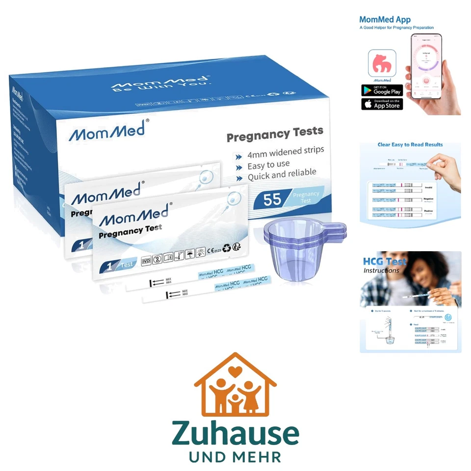 Schwangerschaftstest , 55 Stück Schwangerschaftstest Frühtest Teststreifen mi... - Bild 1 von 1