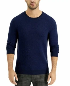 Tasso Elba Herrenpullover marineblau Größe Large L Rundhalsausschnitt Pullover $ 65 - Bild 1 von 12