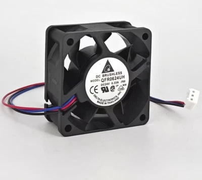 Delta BRUSHLESS QFR0624UH DC24V 0,33A 6025 6 cm 3 pin ventola di raffreddamento MODELLO - Immagine 1 di 4