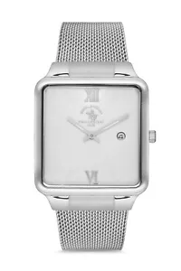 Santa Barbara Polo Legend Herrenuhr weiß/silber - Bild 1 von 3