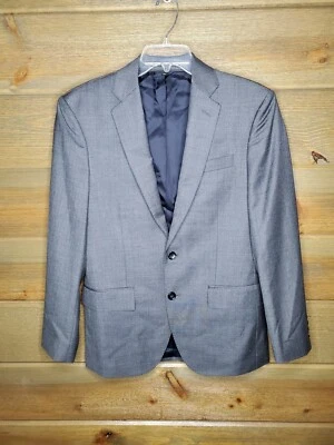 Chaqueta de Traje J Crew Crosby Italiana Lana Worsted Carbón Para Hombres 36S B2041 Foto 1 de 4