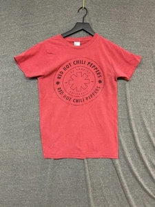 Vintage Bay Island T-Shirt Mens Small Pink Red Hot Chili Peppers Cotton Pullover - Picture 1 of 6
