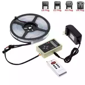 5M Chasing Dream Magic Color RGB 5050 WS2811 IC LED Strip Light + Remote + Power - Picture 1 of 35
