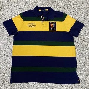 Polo Ralph Lauren RLFC Athletic Division S/S Shirt Sz 2XL Striped Classic Fit - Picture 1 of 9