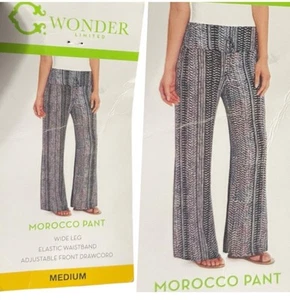 Wide Leg Marokko Hose bedruckt Pull On Gummibund C Wonder Lmtd Gr. M - Bild 1 von 17