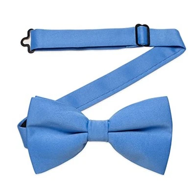 Pre-Tied Bow Tie Satin Solid Bowtie Adjustable Tuxedo L-(adults,full age) Blue Foto 1 de 4