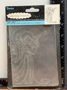 2013 DARICE 1218-122 ENGEL MIT HORNPRÄGUNG ESSENTIALS FOLDER WEIHNACHTEN - Bild 1 von 2