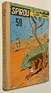 Reliure Recueil Album du journal SPIROU N° 58 - 1956 - Bel Etat - Cote BDM 130 € - Foto 1 di 6