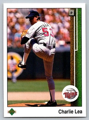 1989 Upper Deck #81 Charlie Lea - Image 1 of 2