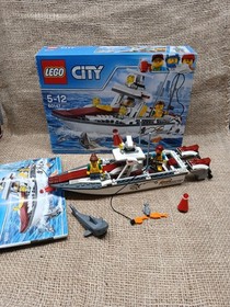 LEGO City Fishing Boat 60147 With Instructions and box!