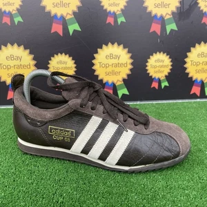 ADIDAS *CUP 68* BROWN,BONE,GOLD MEN,S SUPER RARE VINTAGE 2007 TRAINERS UK 7 - Picture 1 of 15