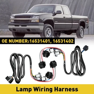 For 2003 Chevrolet Silverado 1500 HD Tail Light Wiring Harness 16531401,16531402 - Imagem 1 de 4