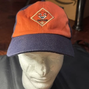 Boy Scouts Of America BSA Tiger Cub Twill Cap Hat Navy Strap Back ADJUSTABLE M/L - Picture 1 of 7