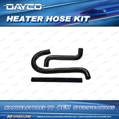Dayco Heater Hose Kit for Ford Fairlane Falcon AU EF EL NF NL LTD w/o Connector - image 1 of 2