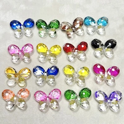 Dispersão de mesa borboleta acrílica colorida para festas ou arranjos florais - 48 - Imagem 1 de 4