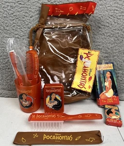 Paquete de artículos de tocador divertido bolso de viaje vintage años 90 Disney Pocahontas Woodland - Imagen 1 de 8