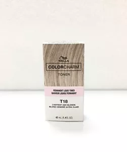 Wella Color Charm Liquid Toner T18 - Lightest Ash Blonde, 1.42 oz - Picture 1 of 1