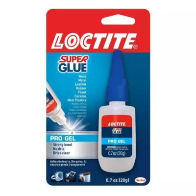 Loctite Super Glue Professional Gel Pack of 1 Clear 20 g Bottle