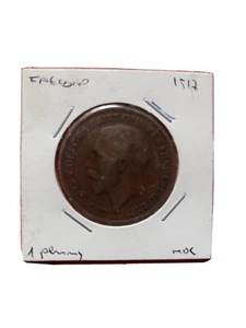 ONE PENNY 1917 Moneda De Gran Bretaña - Picture 1 of 6