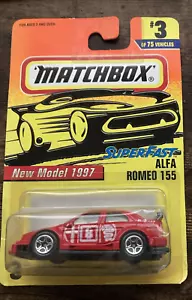 1990 Matchbox Superfast 1997 MB15 Red Alfa Romeo #3 of only 75 Hard to Find - Picture 1 of 6