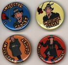 1983 Inspector Gadget Set of (4)  1 3/4" Pinback Button