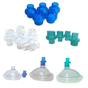 1000 piezas 22 mm Entrada de oxígeno Bolsillo RCP Máscara Válvula Unidireccional Boquilla Reanimador - Imagen 1 de 11