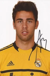 REAL MADRID: TOMAS MEJIAS SIGNED 6x4 PORTRAIT PHOTO+COA - Picture 1 of 1