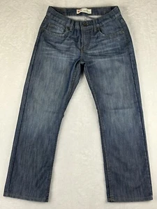 Levi's 514 Jeans Boys Blue Slim Straight Size 10M Husky 30x26 (30x27 Measured) - Picture 1 of 16