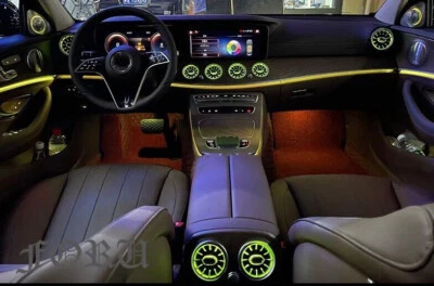 7 Colors Air Vent For Mercedes-Benz S-class W222 Interior Ambient Light Outlet - Image 1 of 4