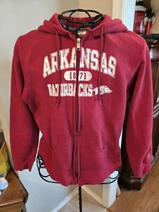 Vintage Russell Athletics Arkansas Razorbacks Hoodie Size Lg - Picture 1 of 4