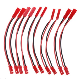 RC Modellbatterie konvertieren Linie JST Stecker auf Buchse Drahtseil 10Pcs - Picture 1 of 12