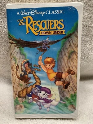 The Rescuers Down Under Disney Classic Black Diamond (VHS Tape) - Image 1 of 3